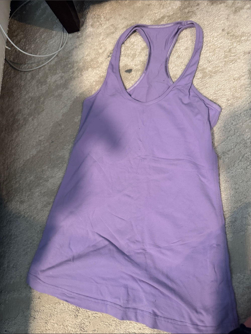 lululemon athletica Lavender Racerback Tank
